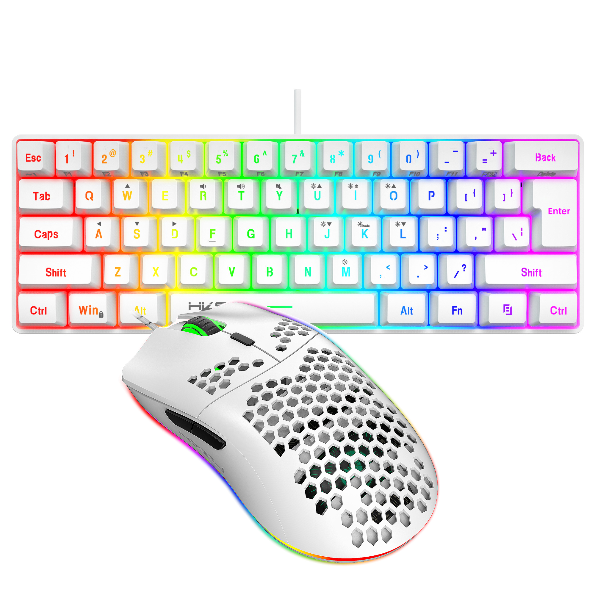 Gaming Keyboard No Rgb - Hot selling HXSJ 61 keys V700