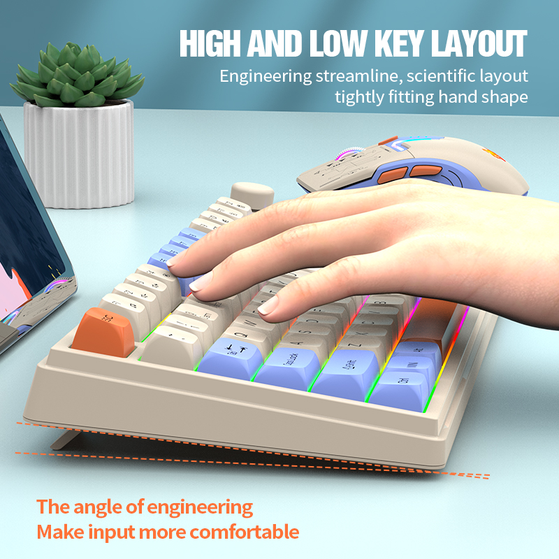 New Dual-Mode 80 Keys Wireless - Gaming Keyboard No Rgb ulasan dan harga