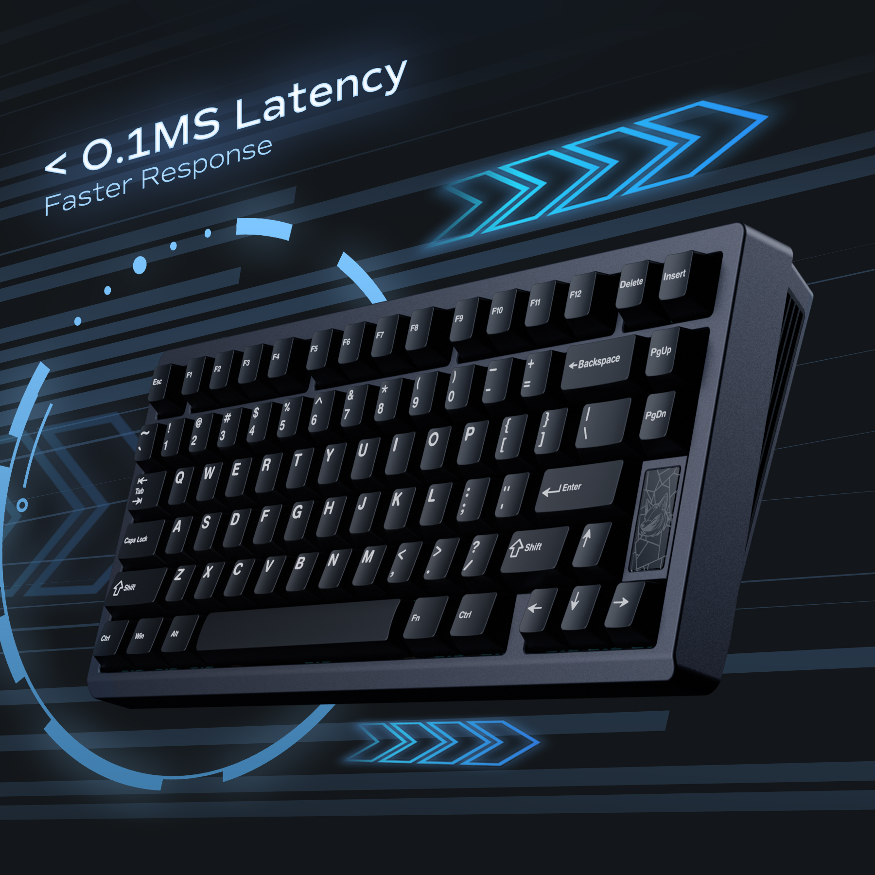 Chilkey Slice75 HE Gaming Keyb - Gaming Keyboard Hall Effect Switches ulasan dan harga