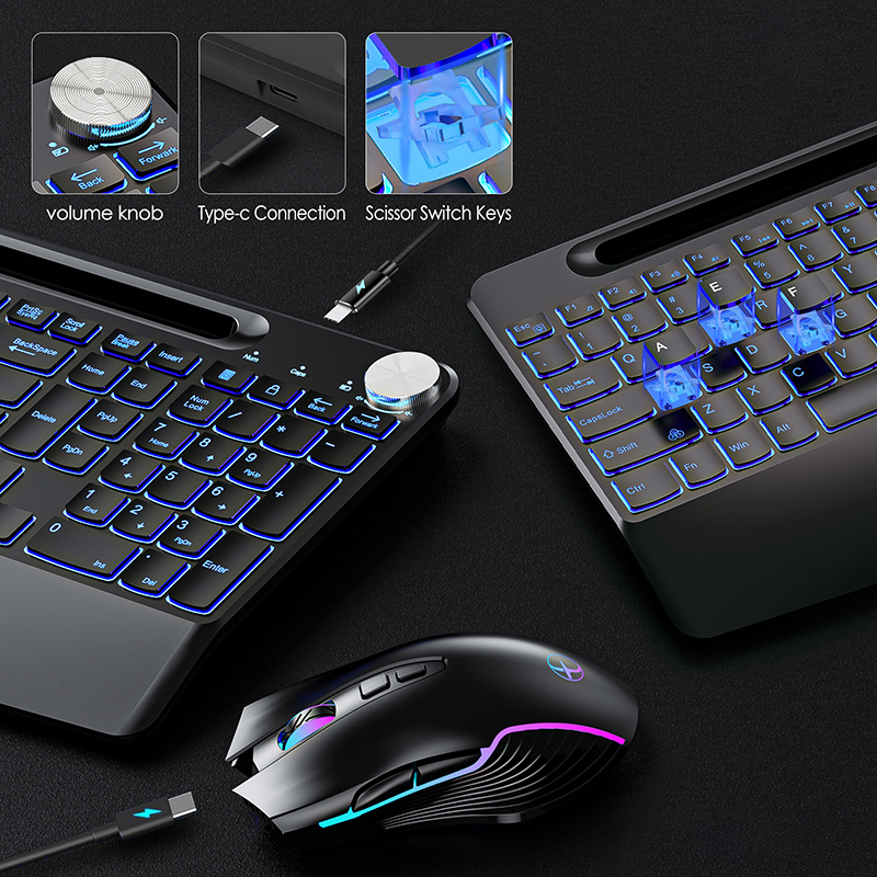 2.4G&Type-C Wireless Keyboard  - Gaming Keyboard No Rgb ulasan dan harga