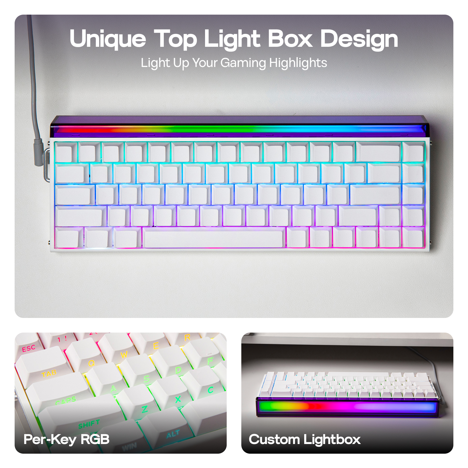 AULA Hero68 HE 65% ANSI QWERTY - Gaming Keyboard Hall Effect Switches ulasan dan harga