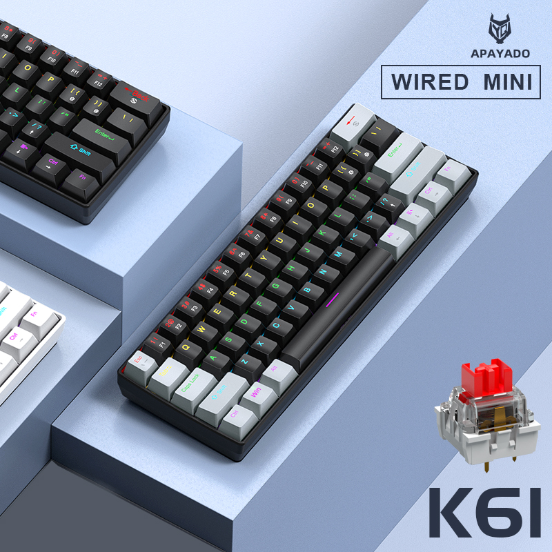 APAYADO K61 Mini Mechanical Ke - Gaming Keyboard Hall Effect ulasan dan harga