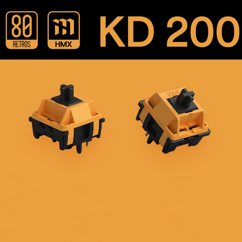 80Retros HMX  KD200 Linear Swi - Gaming Keyboard Types ulasan dan harga