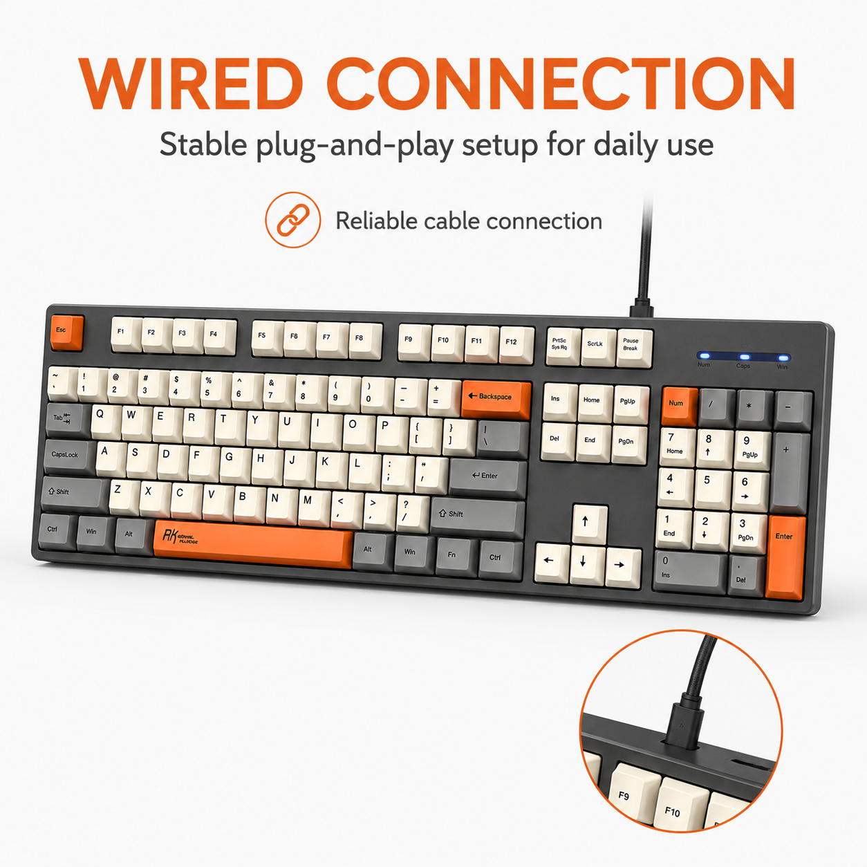 SHIPADOO K600 Colorblock Wired - Gaming Keyboard That Is Quiet ulasan dan harga