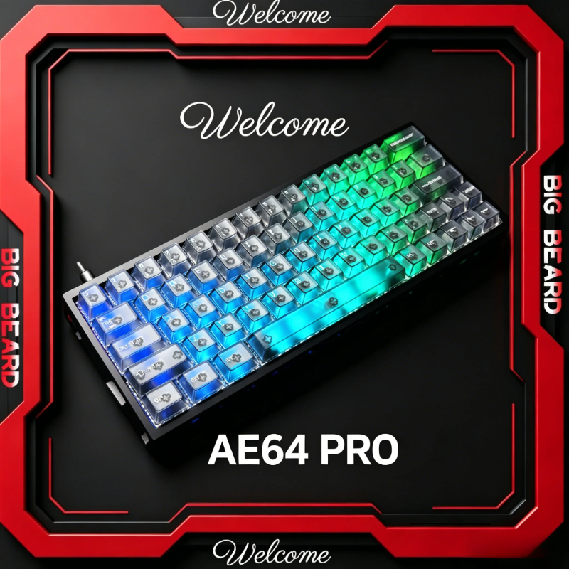Everglide AE64 Pro HE Gaming K - Gaming Keyboard Hall Effect Switches ulasan dan harga