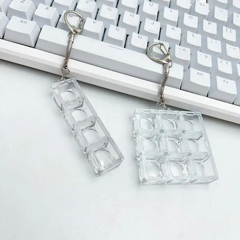 Plastic DIY Keyboards Keychain - Mechanical Switch Tester ulasan dan harga