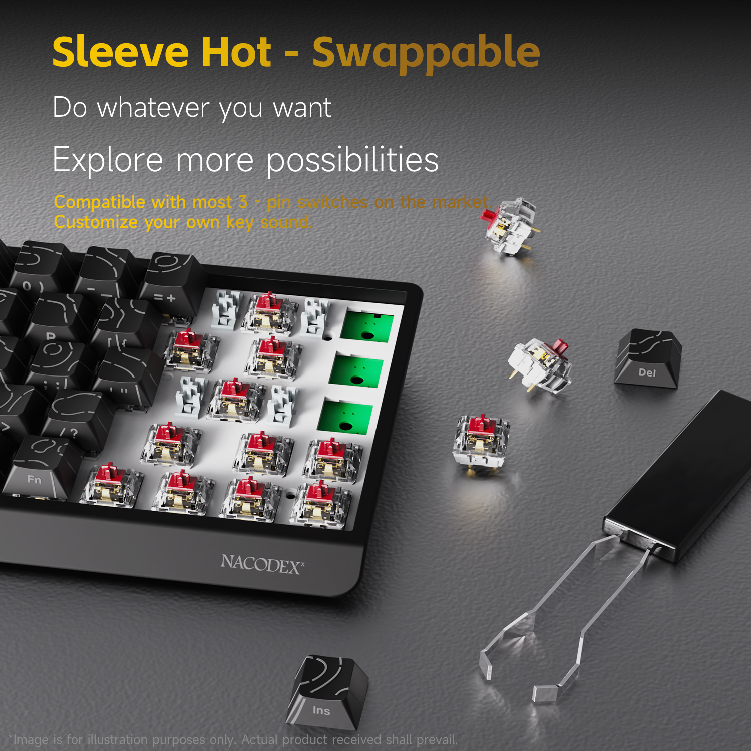 AJAZZ NK68V2 Single-Mode Wired - Gaming Keyboard Hall Effect ulasan dan harga