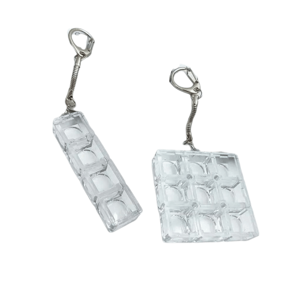 Plastic DIY Keyboards Keychain - Mechanical Switch Tester ulasan dan harga