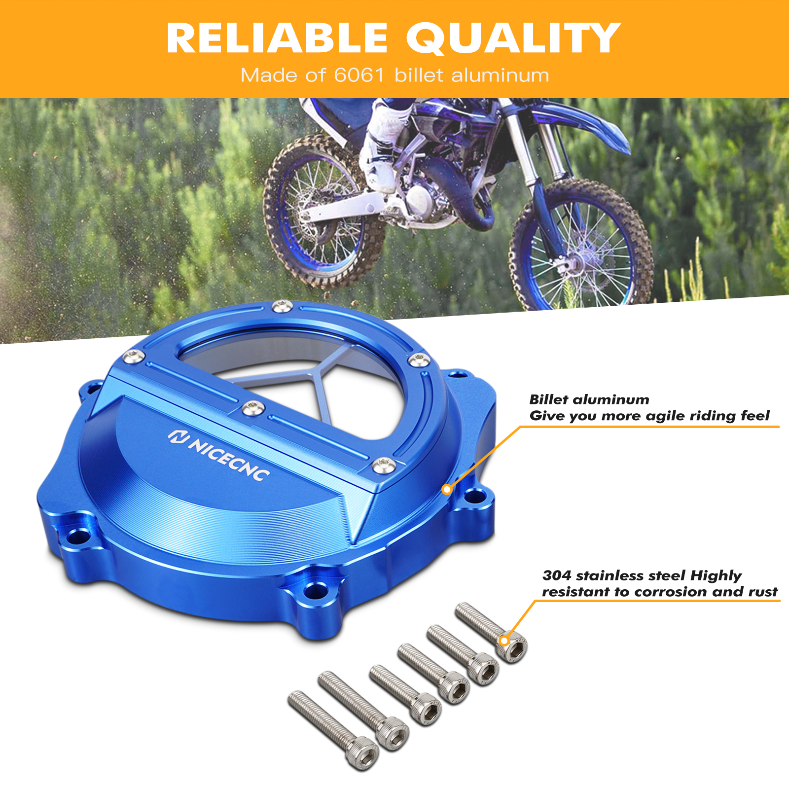 NICECNC For Yamaha YZ85 YZ 85  - Aluminum Case 65 ulasan dan harga