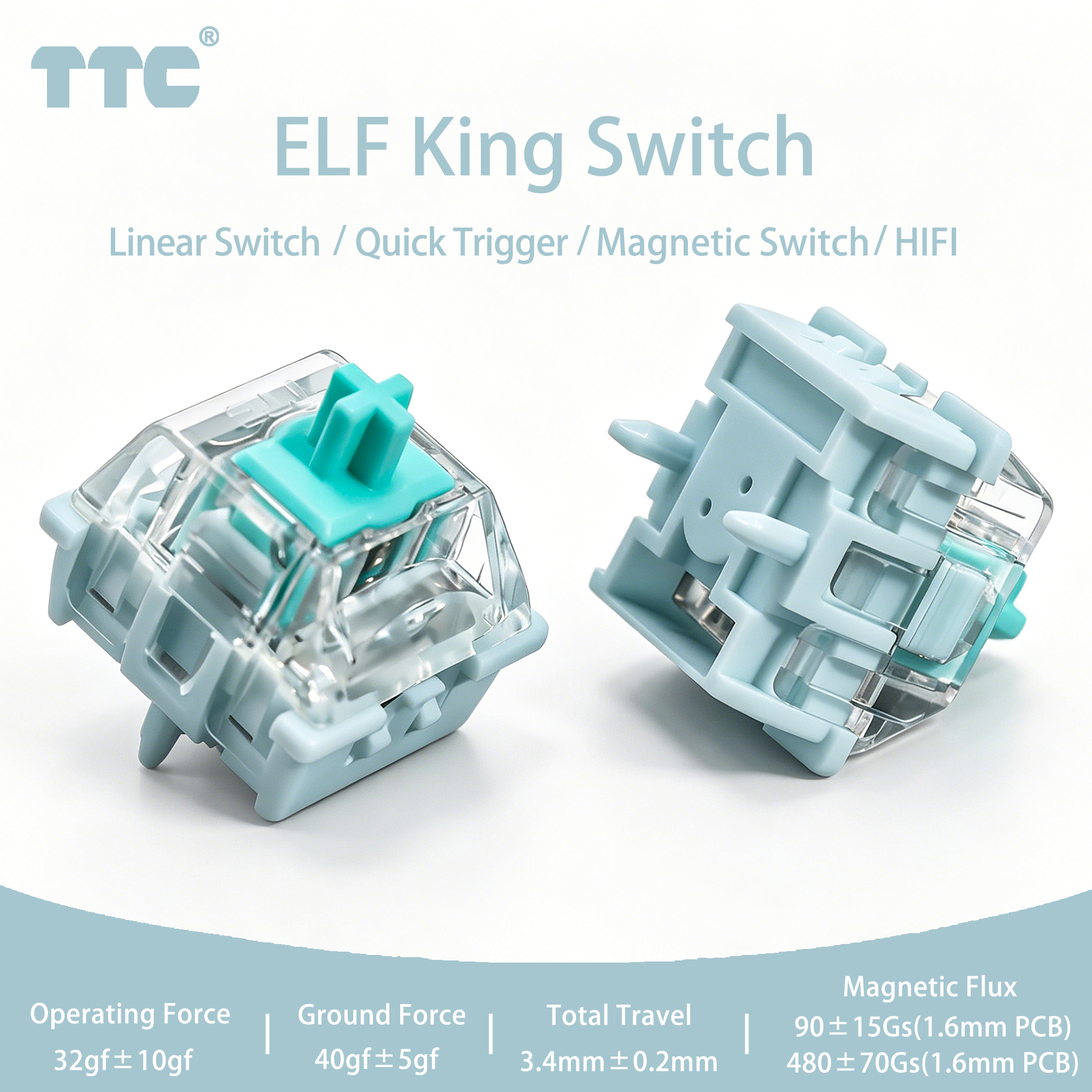 TTC ELF King Magnetic Switches - Gaming Keyboard No Rgb ulasan dan harga