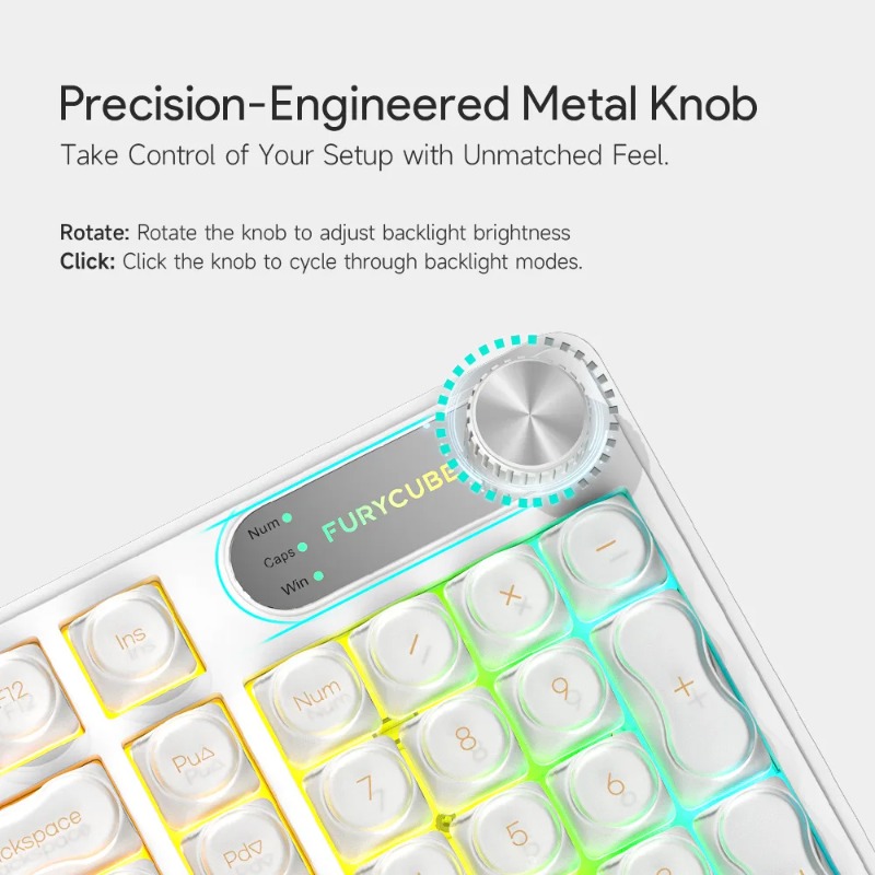 IP98 FURYCUBE Wired Gaming Mem - Gaming Keyboard Ip98 ulasan dan harga