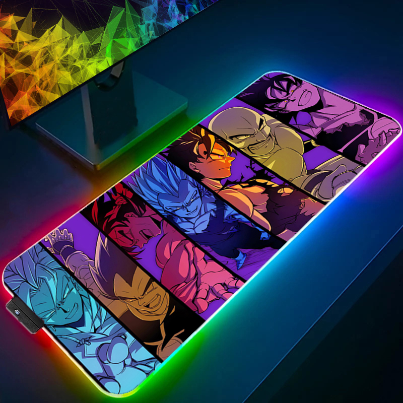 LED Mouse pad Dragon Ball Comp - Gaming Keyboard No Rgb ulasan dan harga