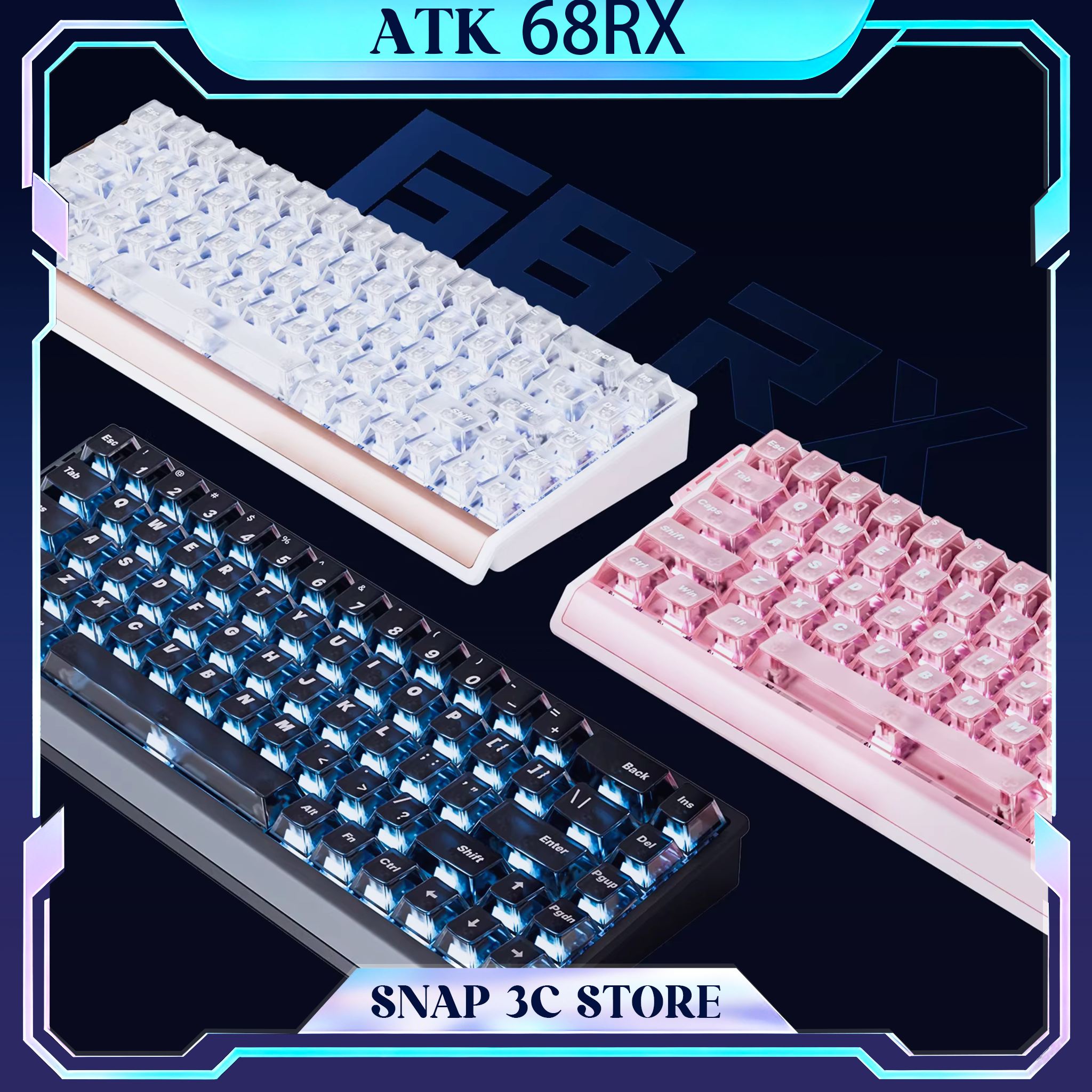 ATK 68RX Magnetic Switch Gamin - Gaming Keyboard Hall Effect Switches ulasan dan harga