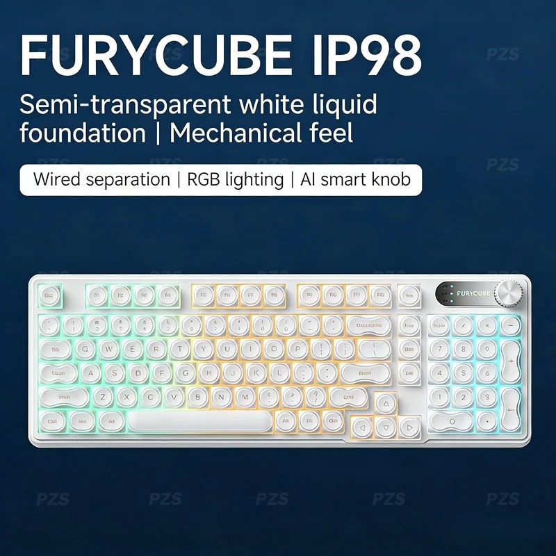 FURYCUBE IP98 Wired Keyboard R - Gaming Keyboard Ip98 ulasan dan harga