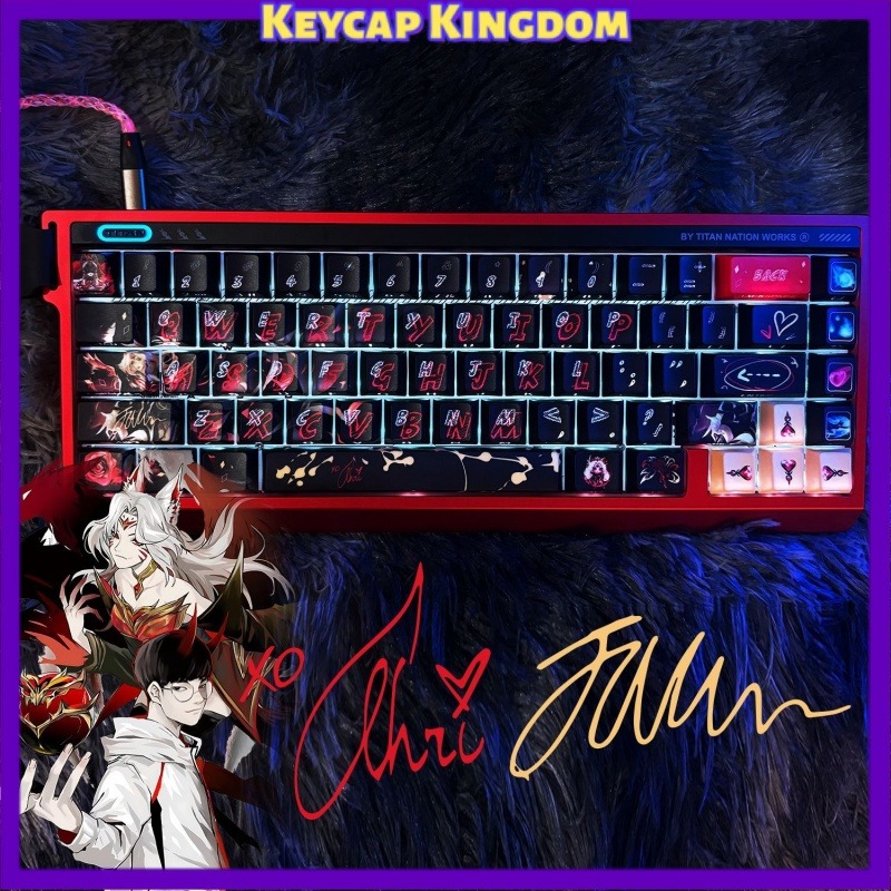 Faker Hall of Fame Ahri themed - Gaming Keyboard Hall Effect ulasan dan harga