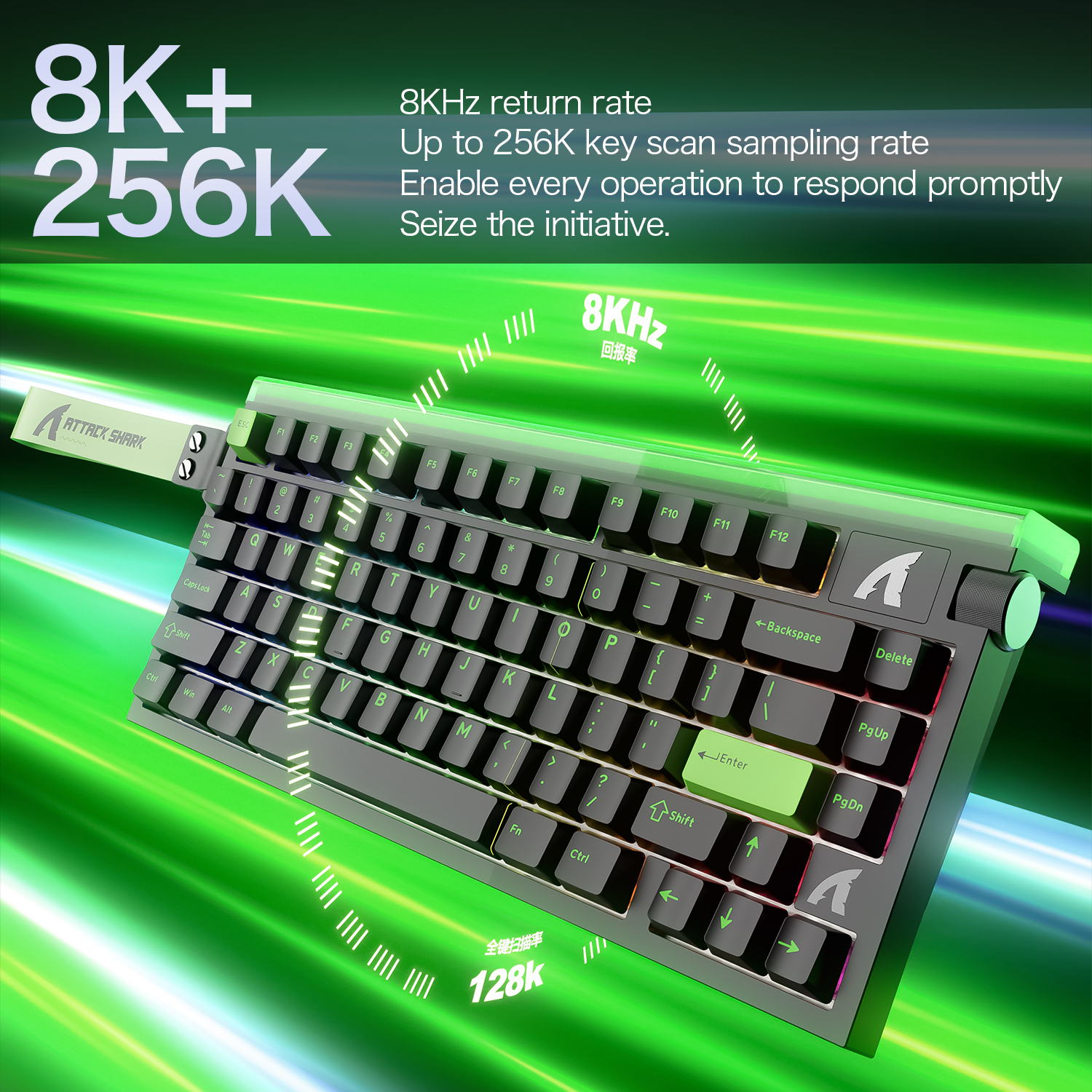 ATTACK SHARK R85 HE Wired 8KHz - Gaming Keyboard Hall Effect ulasan dan harga