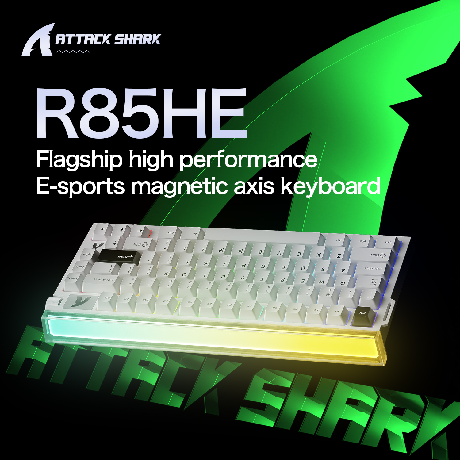 ATTACK SHARK R85 HE Wired 8KHz - Gaming Keyboard Hall Effect ulasan dan harga