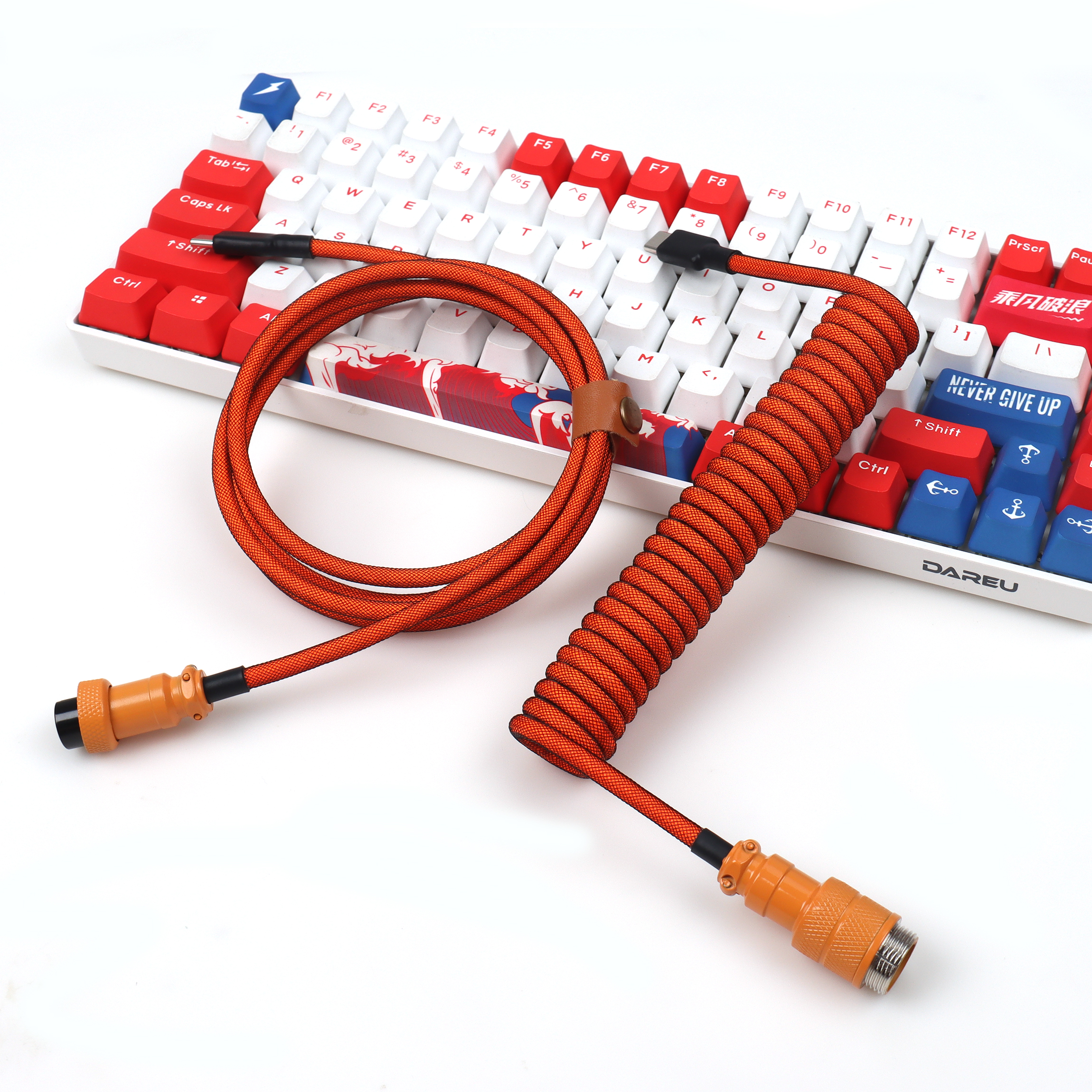 【LANO】Orange Mechanical Keyboa - Gaming Keyboard Types ulasan dan harga