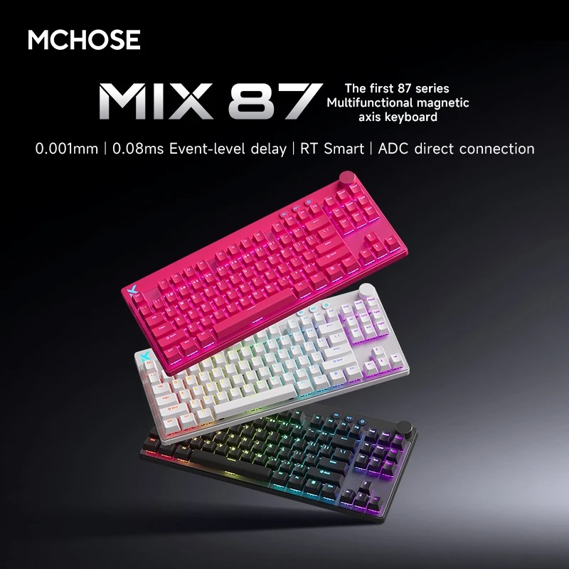 MCHOSE Mix 87 Magnetic Axis Ca - Gaming Keyboard Hall Effect ulasan dan harga